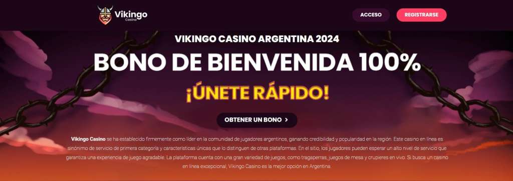 Vikingo casino online Argentina.